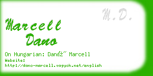 marcell dano business card